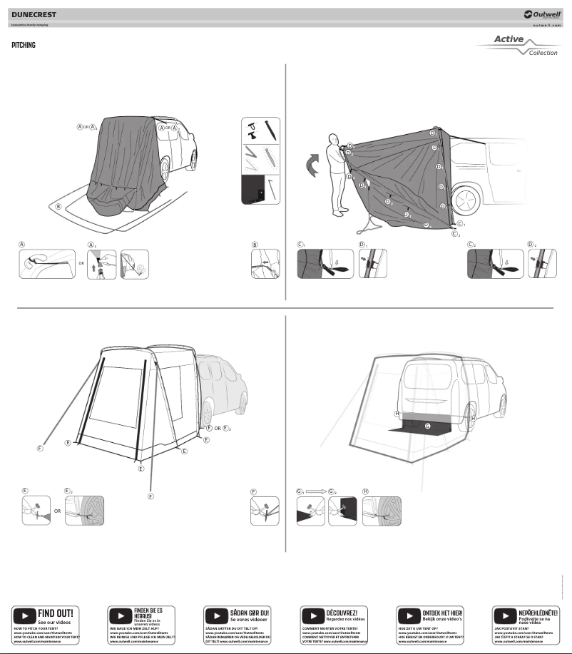 Page 1 of the manual User Manual Outwell Dunecrest