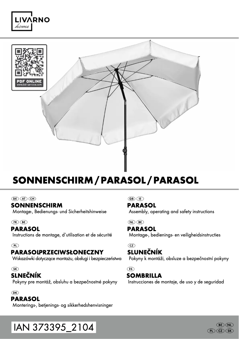 First page image of the manual for HG00180A