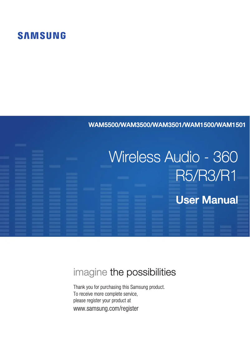 First page image of the manual for R1