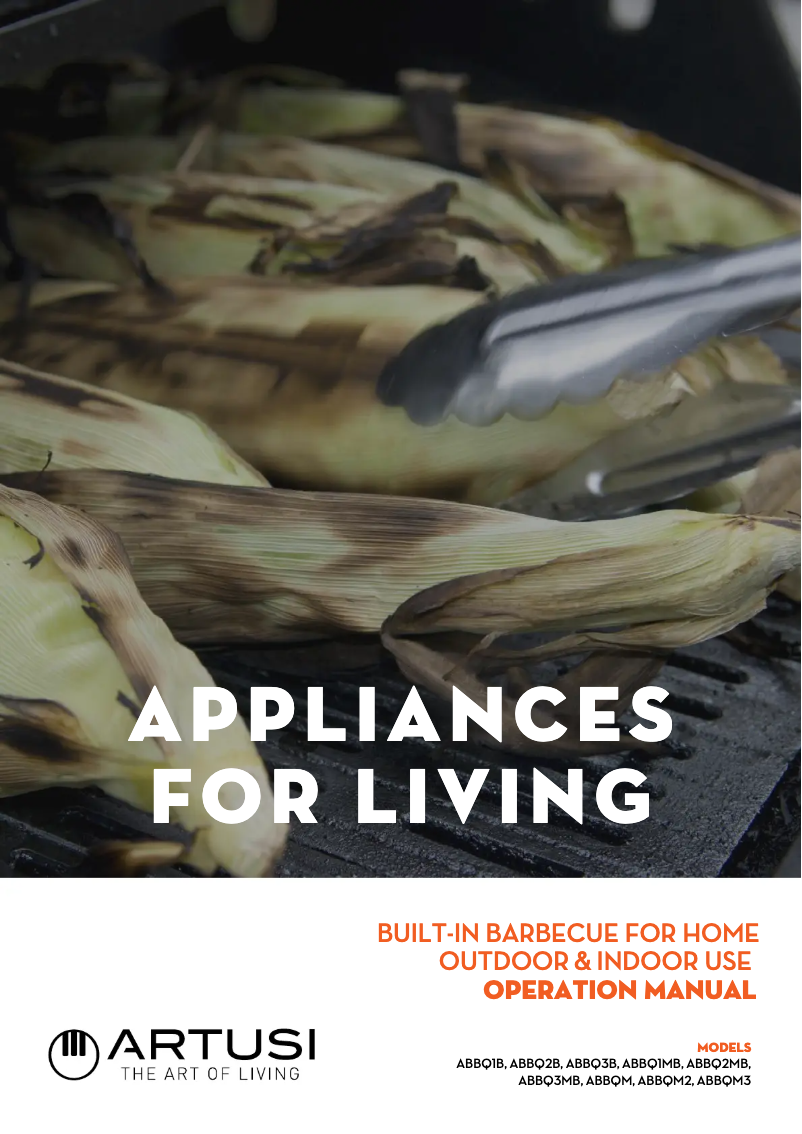 Page 1 of the manual User Manual Artusi ABBQM