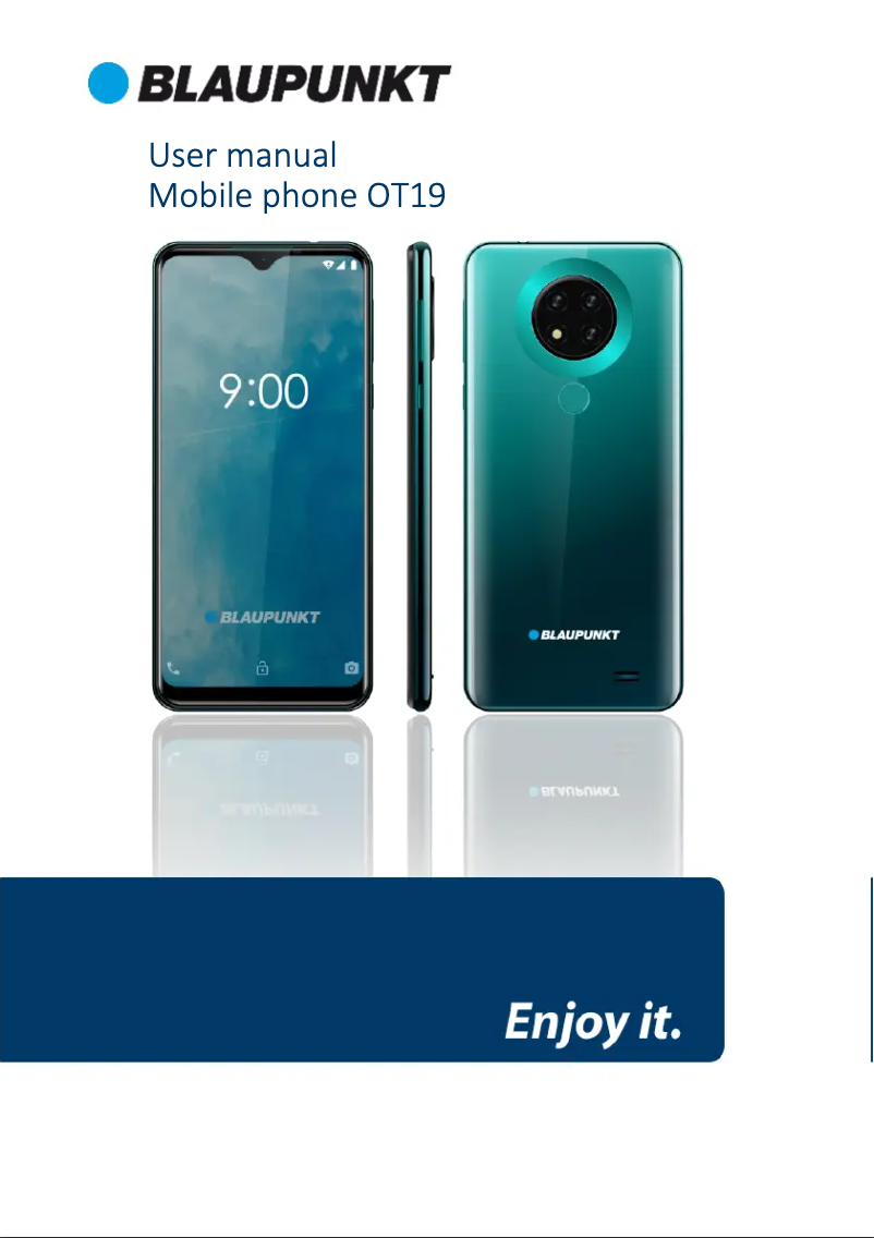 Page 1 of the manual User Manual Blaupunkt OT 19