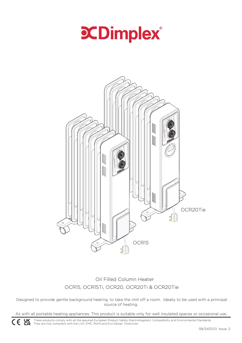 First page image of the manual for OCR20