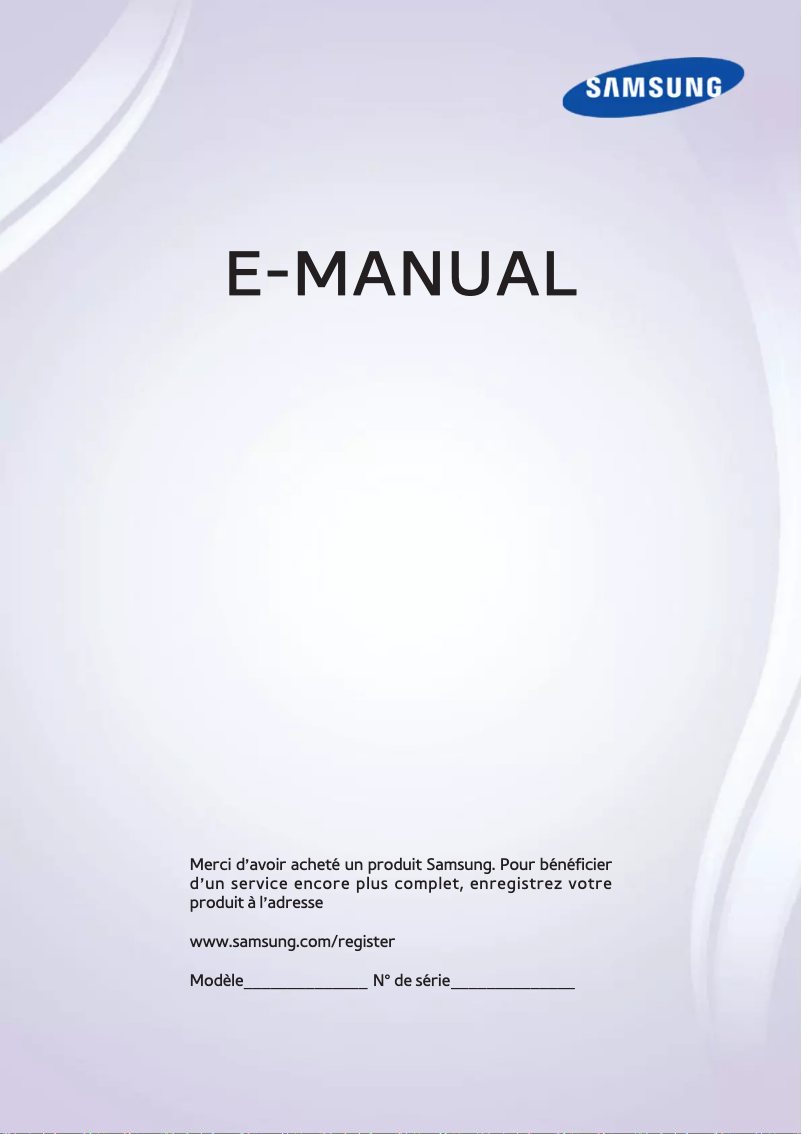 First page image of the manual for UA46F5520AR