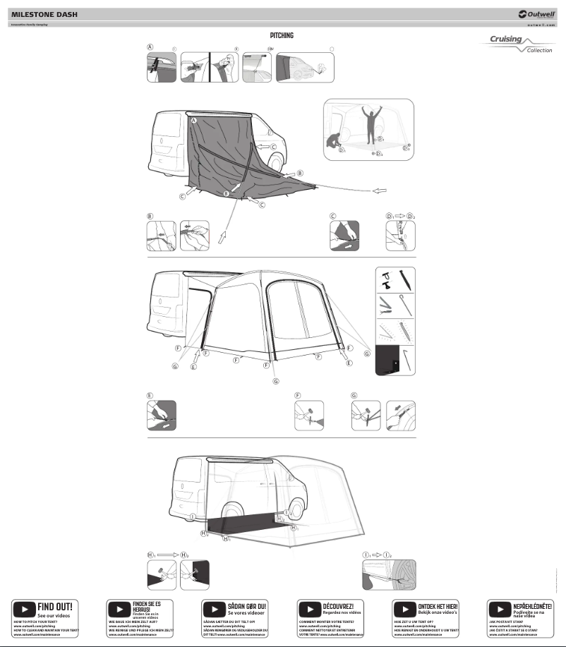 Page 1 of the manual User Manual Outwell Milestone Dash