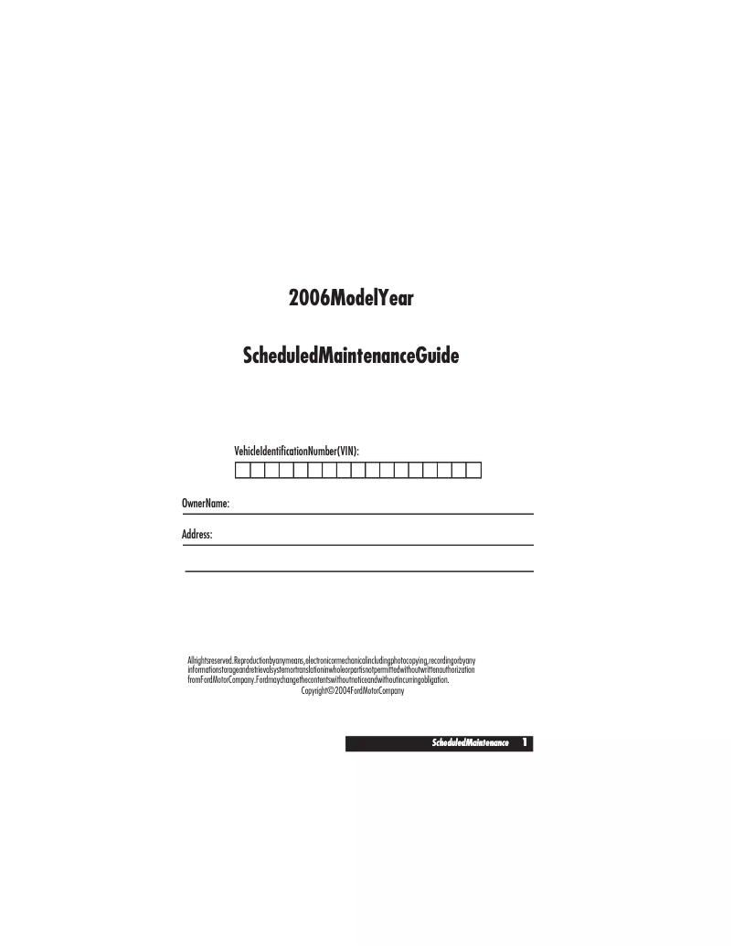 First page image of the manual for Five Hundred (2006)