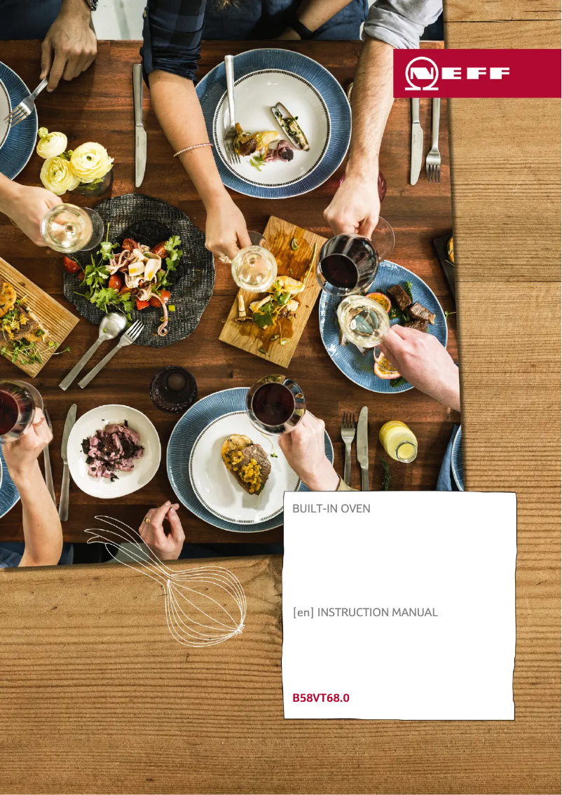 Page 1 of the manual Use and Maintenance Manual Neff B58VT68N0