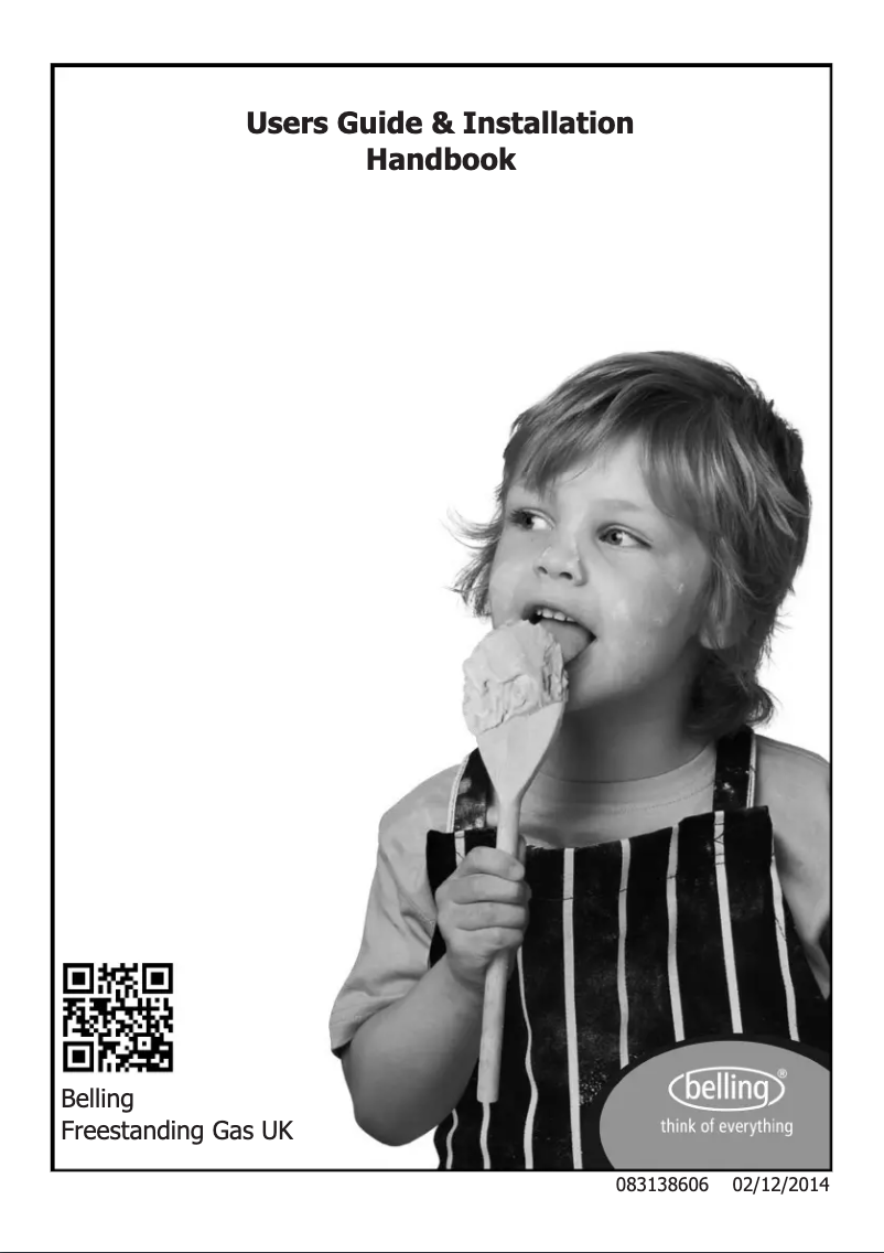 First page image of the manual for FSG60TCLW