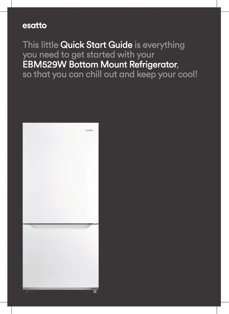 First page image of the manual for EBM529W