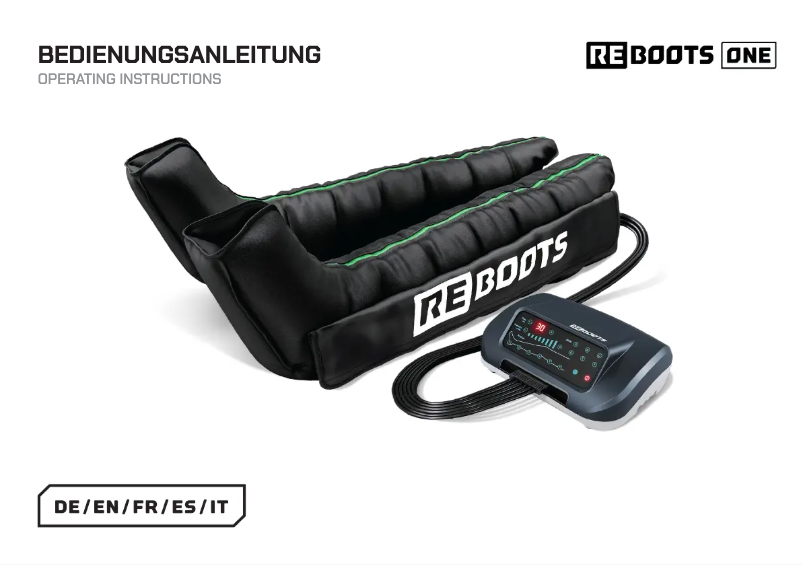 Page 1 of the manual User Manual Reboots One