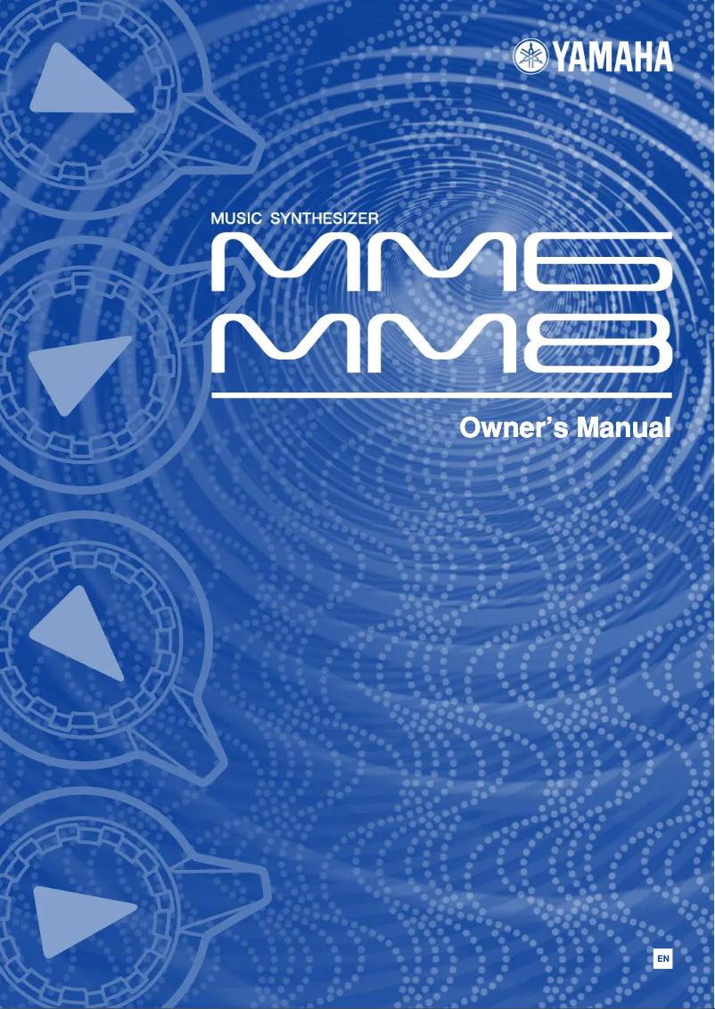 Page 1 of the manual User Manual Yamaha MM6