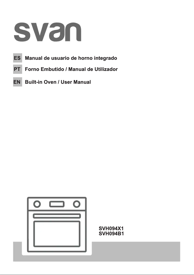 First page image of the manual for SVH094B1