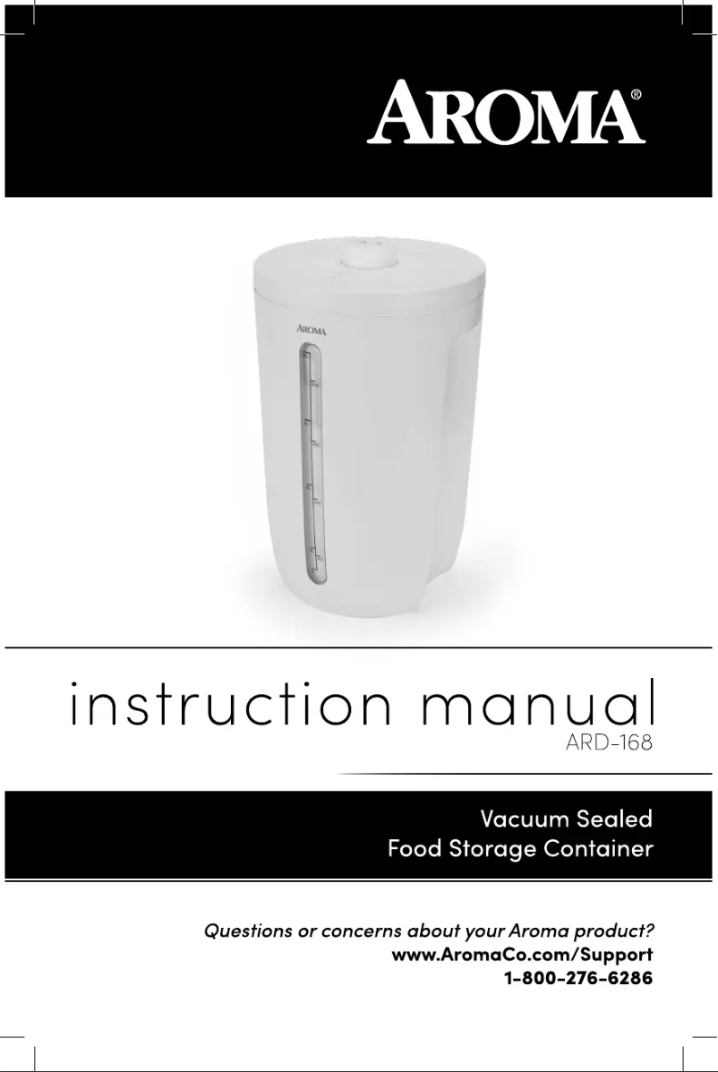 Page 1 de la notice Manuel utilisateur Aroma ARD-168
