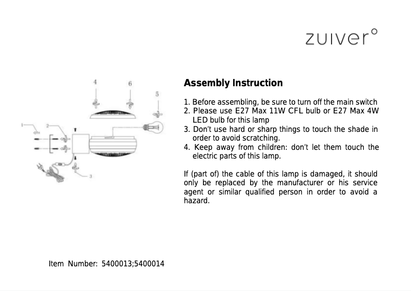 First page image of the manual for Gringo