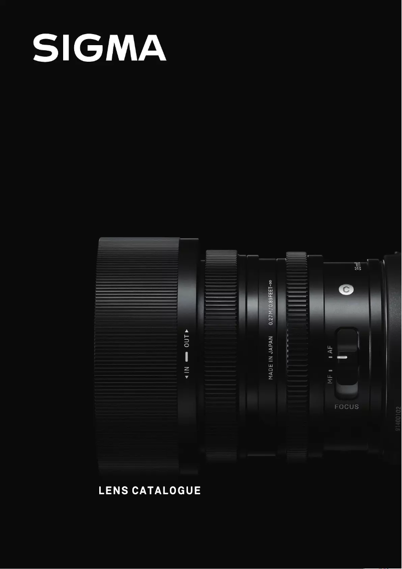 First page image of the manual for 16mm f/1.4 DC DN