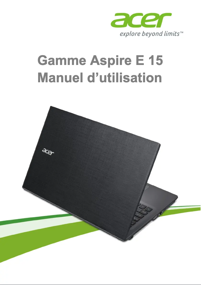 Page 1 of the manual User Manual Acer Aspire E5-573