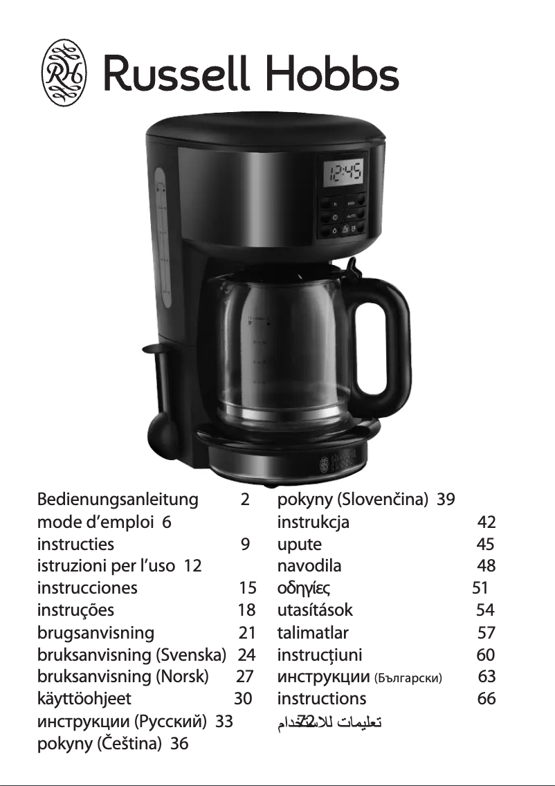 Image de la première page du manuel de l'appareil Legacy 20684-56