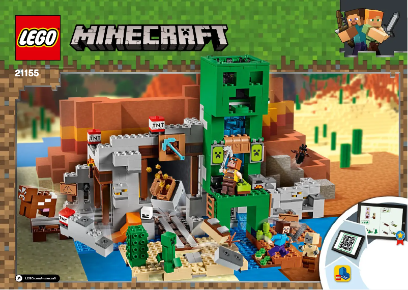 First page image of the manual for Minecraft 21155