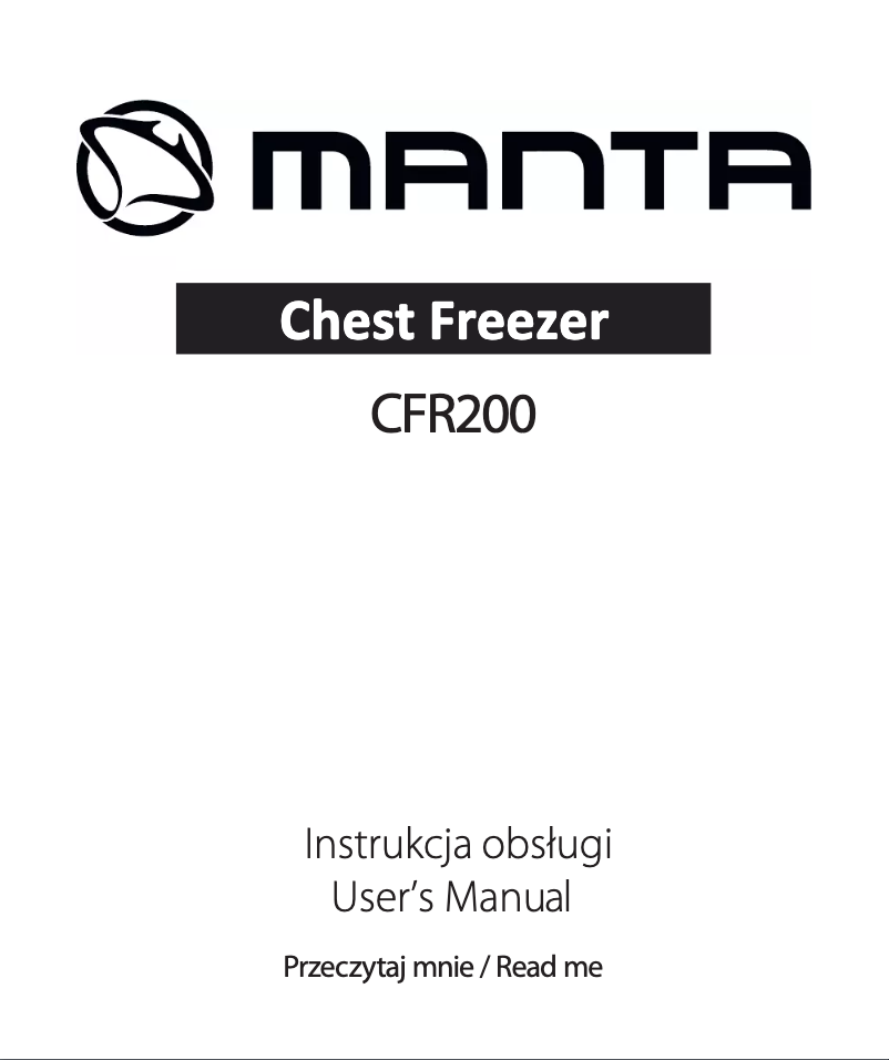First page image of the manual for CFR200