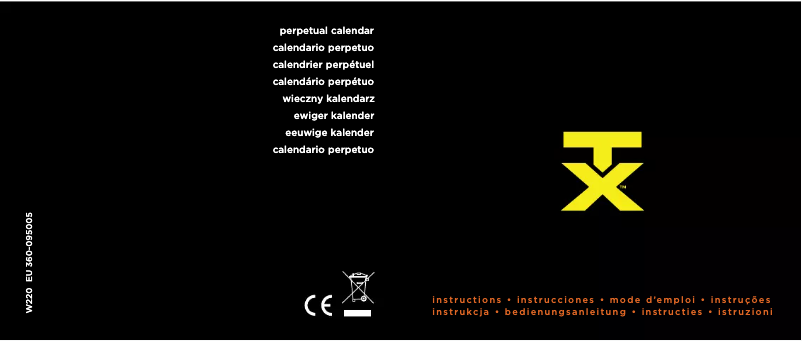 Page 1 of the manual User Manual Timex TX300