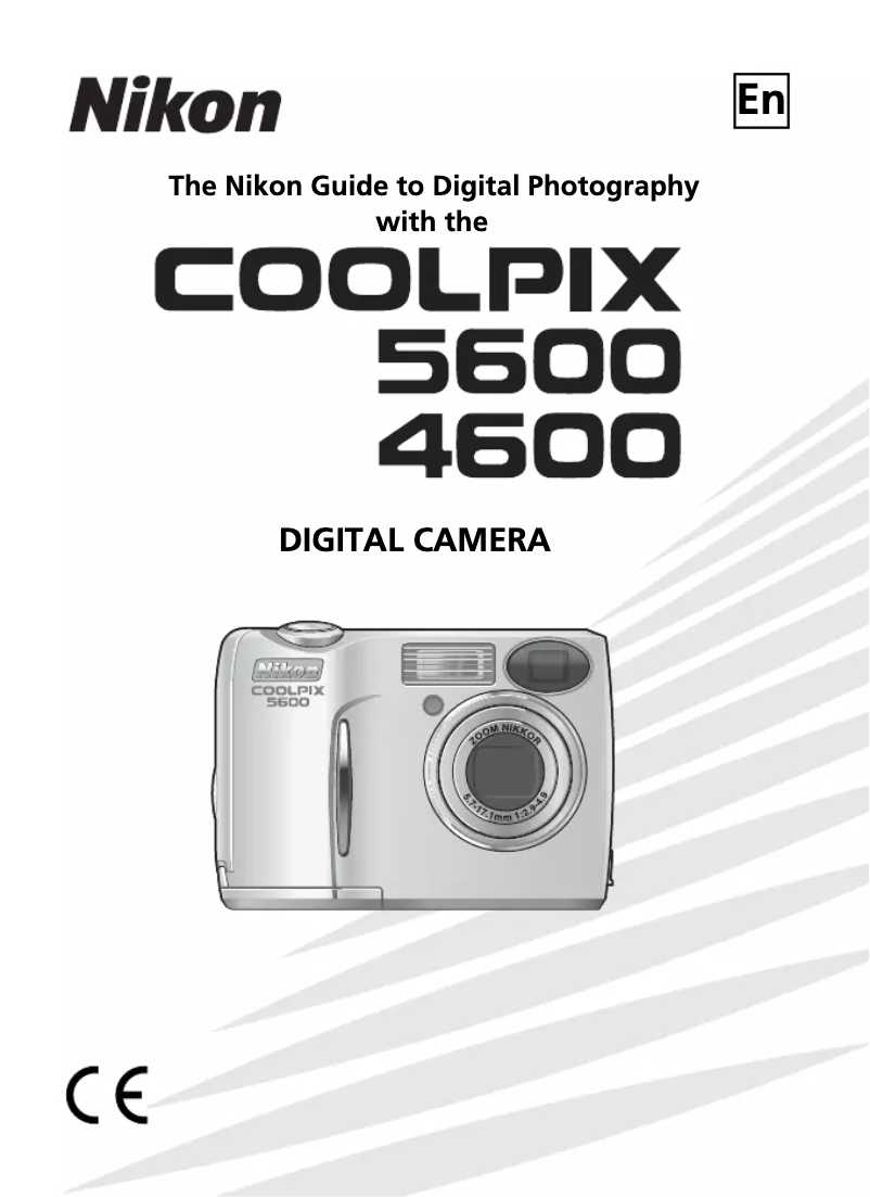 Page 1 of the manual User Manual Nikon Coolpix 5600