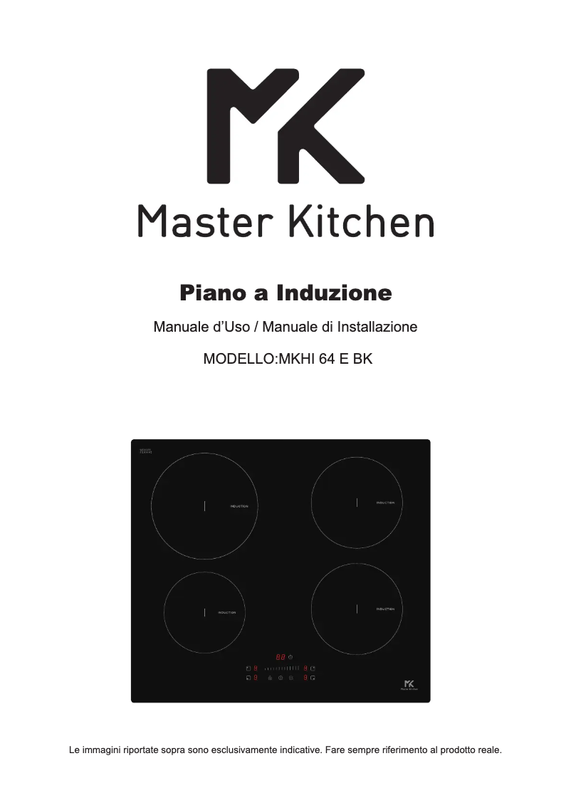 Page 1 of the manual User Manual Master Kitchen MKHI 64 E BK