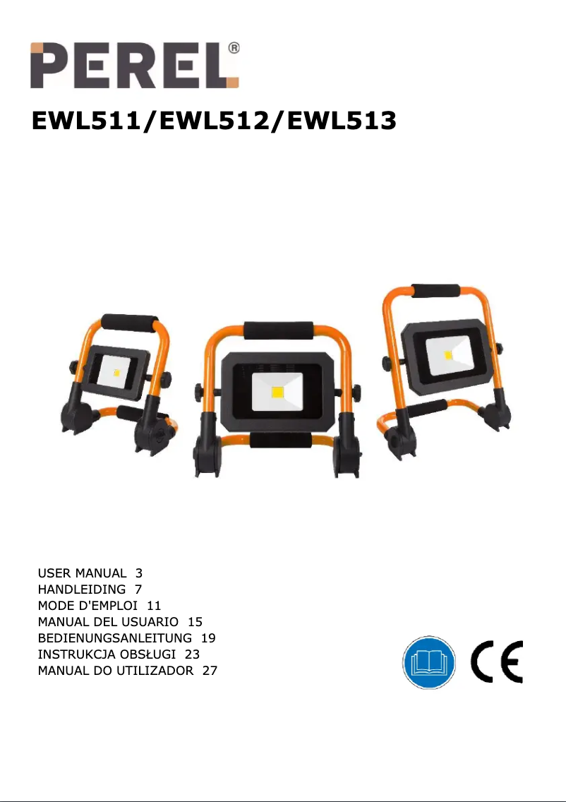 First page image of the manual for EWL511