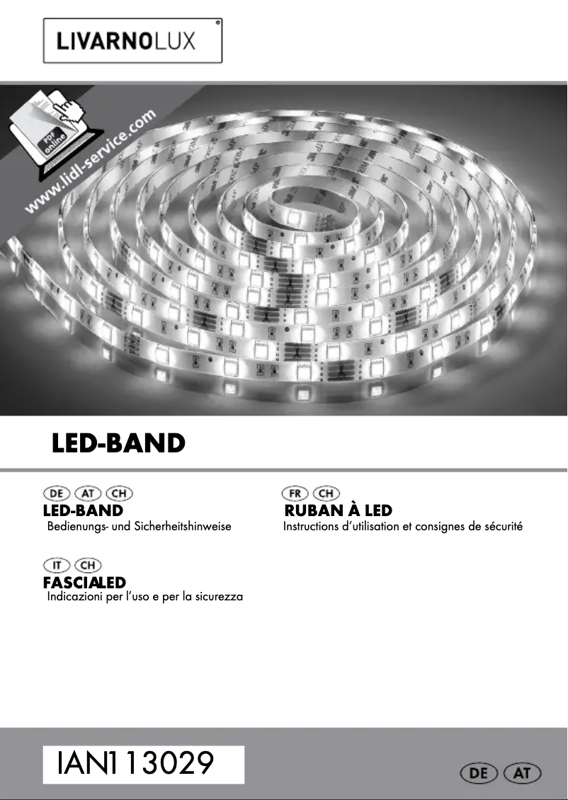 Page 1 of the manual User Manual Livarno Lux IAN 113029