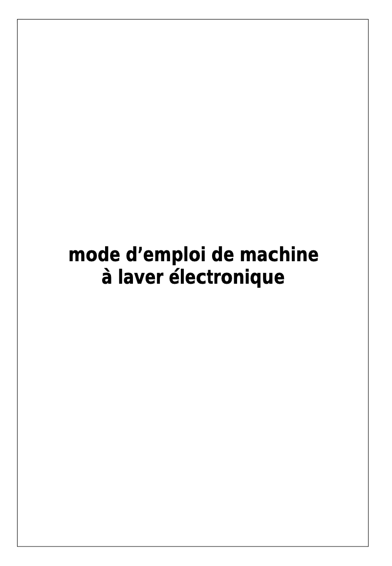 Page 1 of the manual User Manual AYA ALF1006W