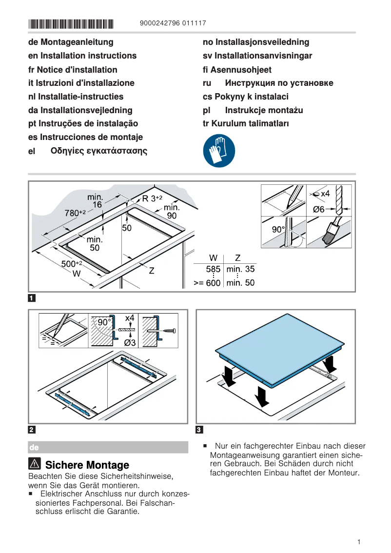 First page image of the manual for T18TT16N0