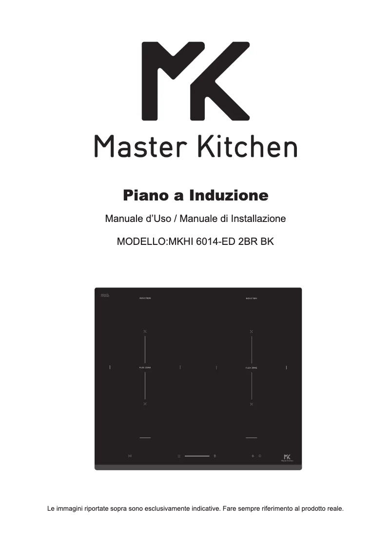Page 1 of the manual User Manual Master Kitchen MKHI 6014-ED 2BR BK
