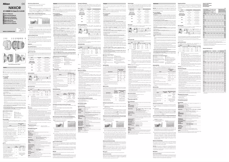 Page 1 of the manual User Manual Nikon AF-S 18-35mm f/3.5-4.5G ED