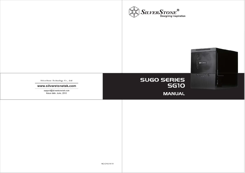 Page 1 of the manual User Manual Silverstone Sugo SG10B