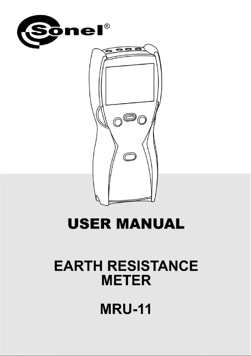 First page image of the manual for MRU-11