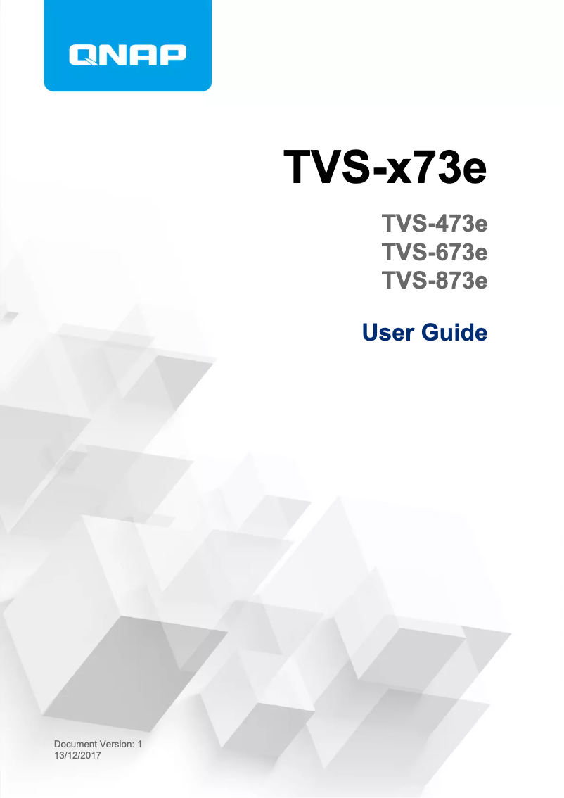 First page image of the manual for TVS-673E