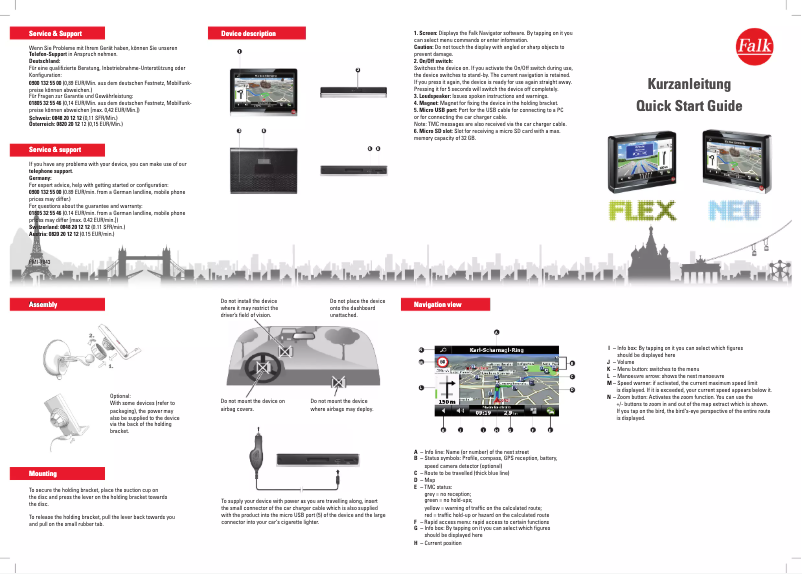 First page image of the manual for Navigator 12