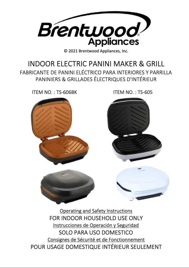 First page image of the manual for TS-605