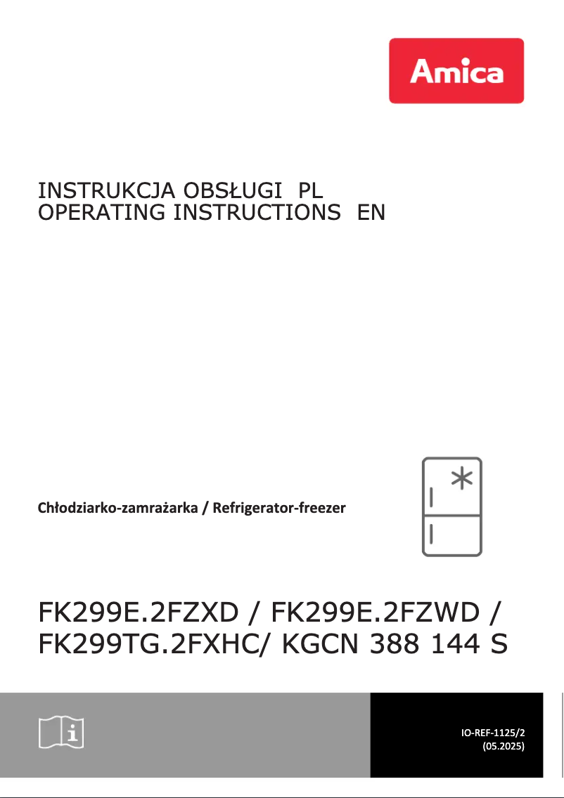 First page image of the manual for FK299E.2FZWD