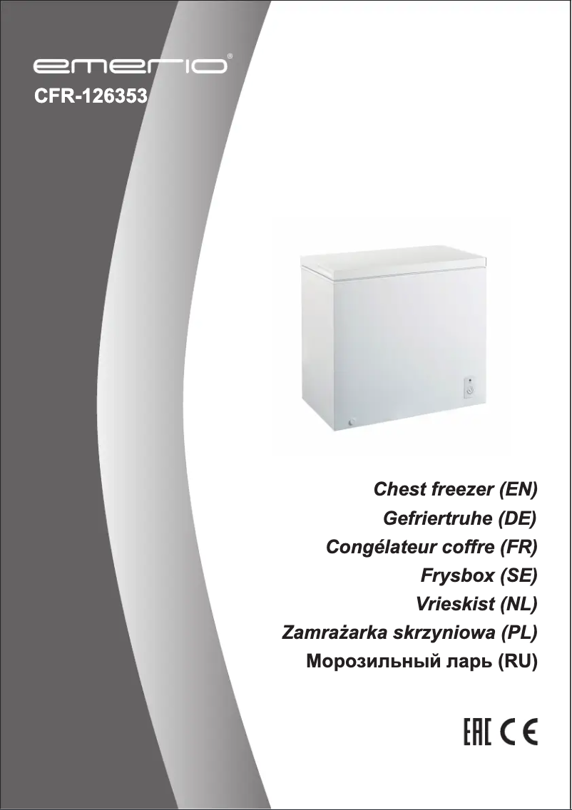 Image de la première page du manuel de l'appareil CFR-126353