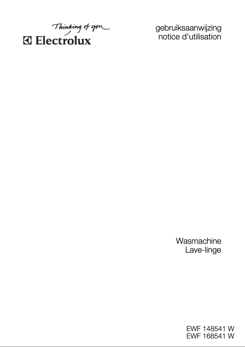 First page image of the manual for EWF168541W