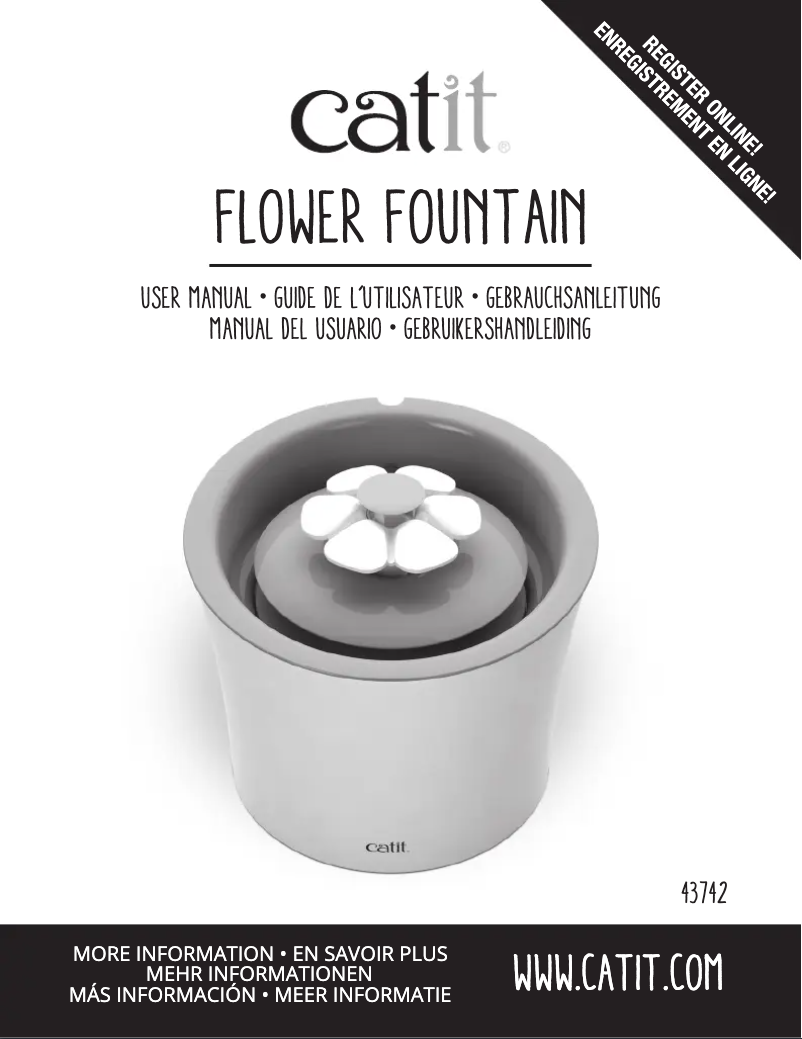 First page image of the manual for Flower Fountain