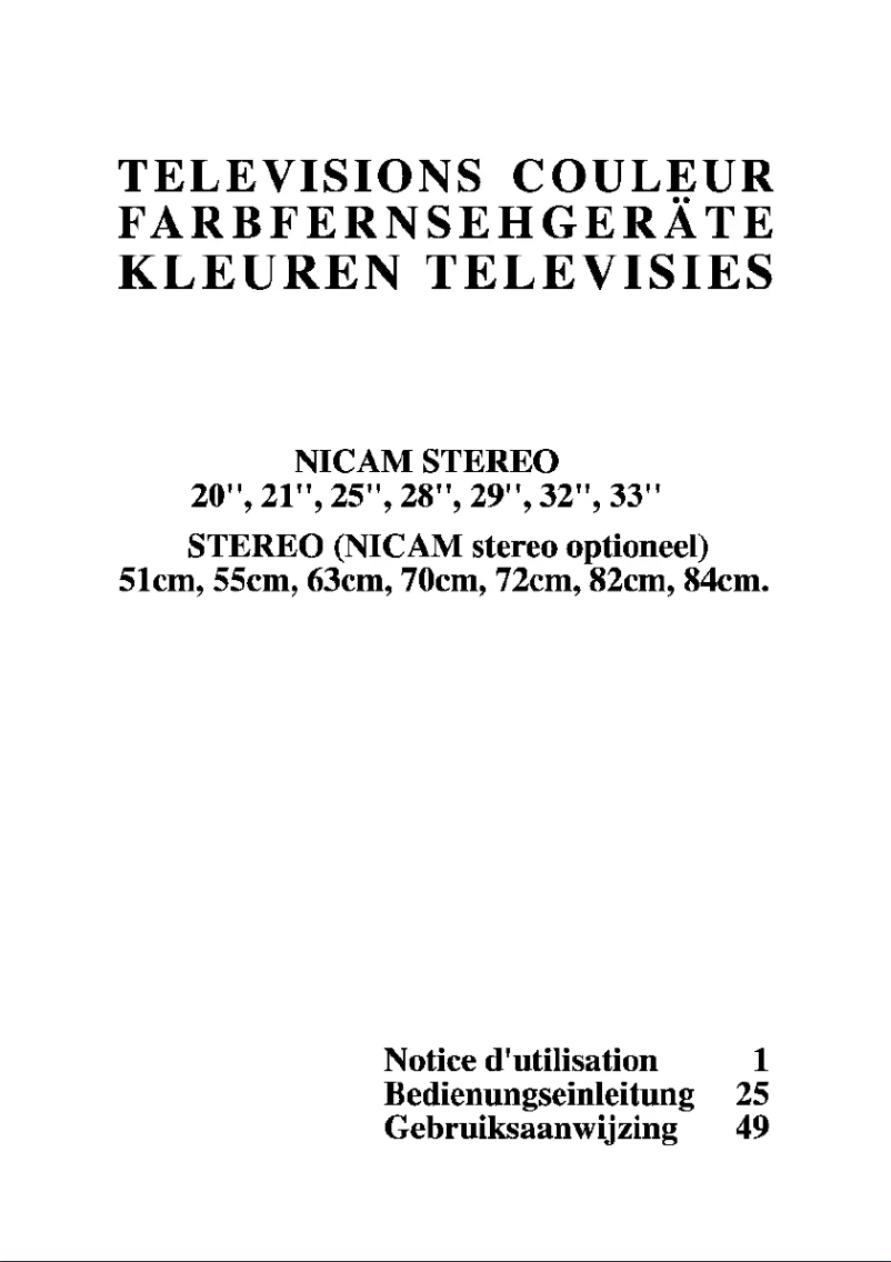 First page image of the manual for BCT 255 RF