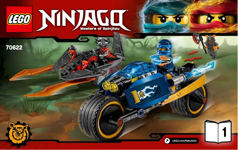 First page image of the manual for Ninjago 70622