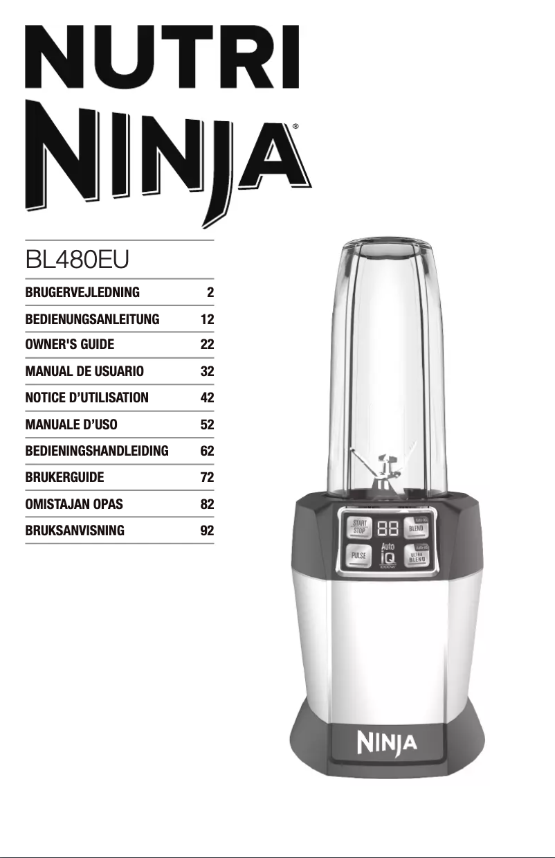 First page image of the manual for BL 480 Auto-IQ