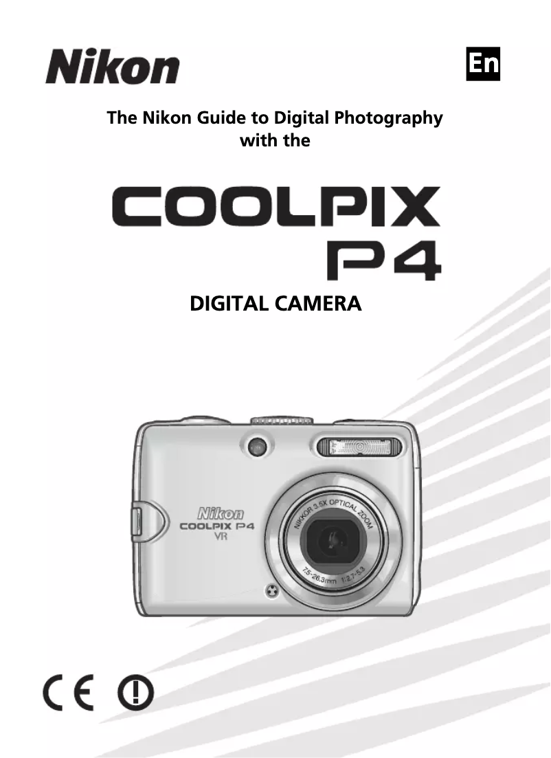 Page 1 of the manual User Manual Nikon Coolpix P4