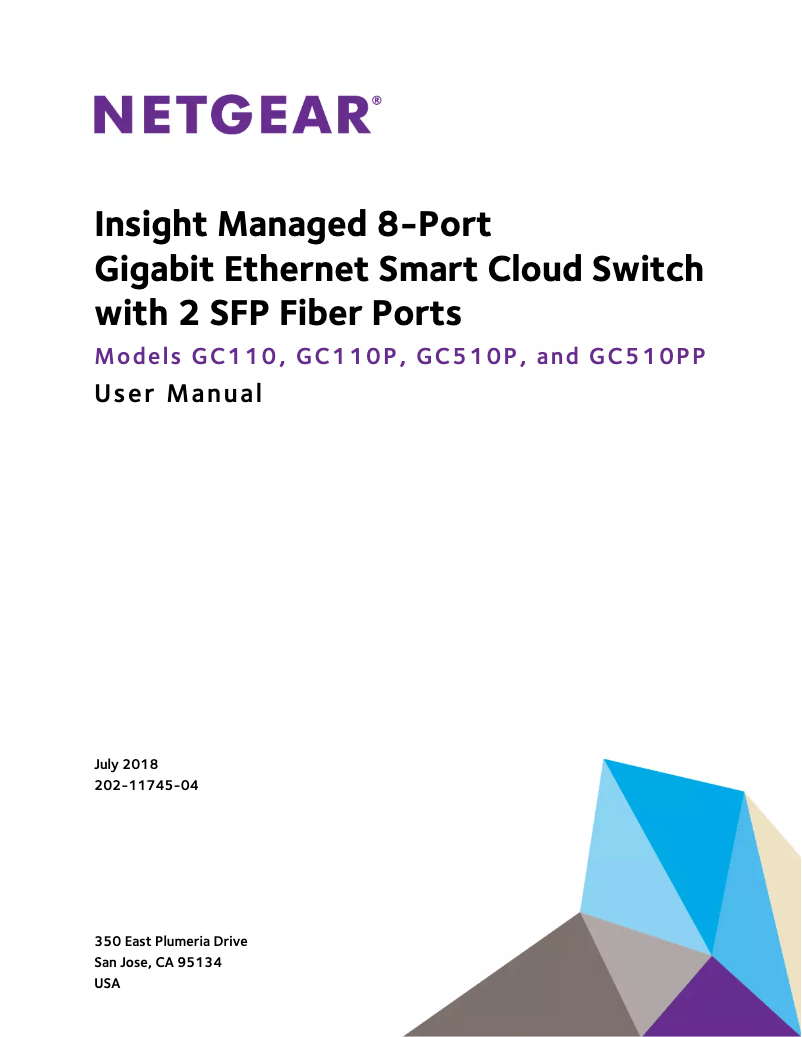 First page image of the manual for GC110