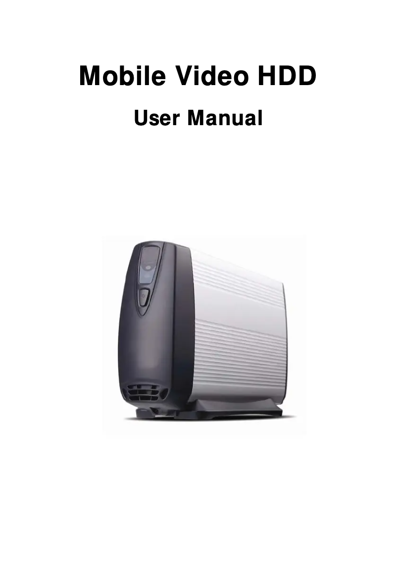 Page 1 of the manual User Manual INOi HV355U