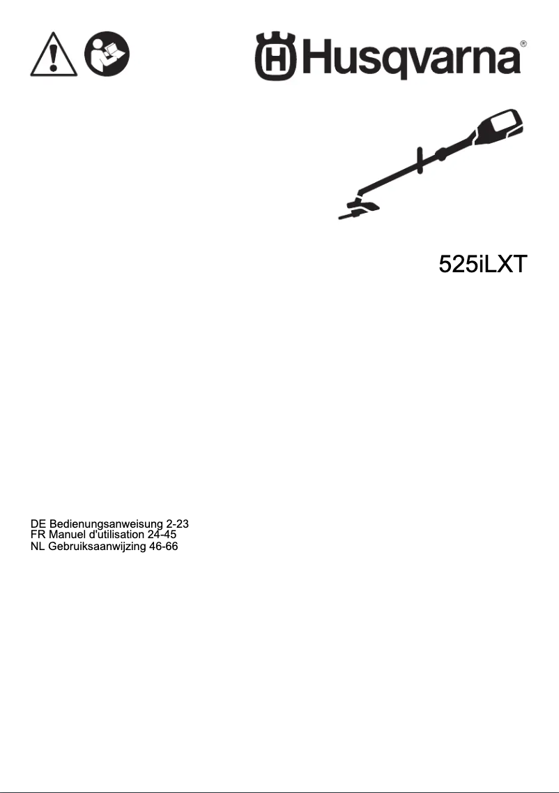 Page 1 of the manual User Manual Husqvarna 525iLXT
