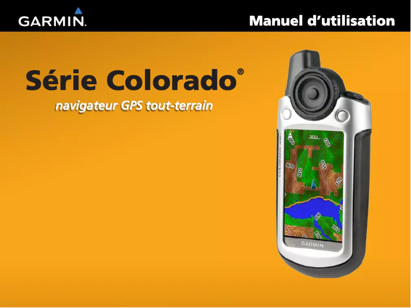 Page 1 of the manual User Manual Garmin Colorado 300
