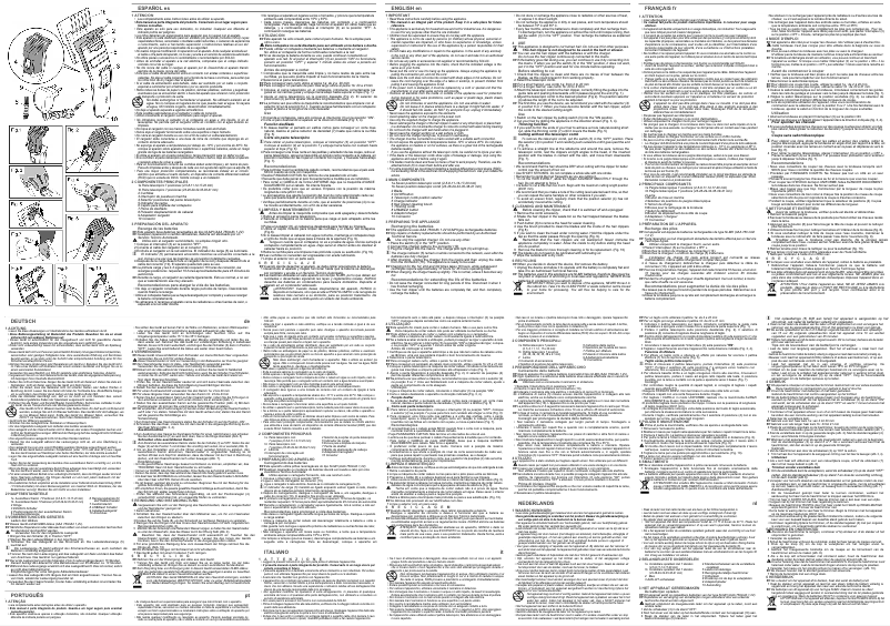 Page 1 of the manual User Manual Solac CP7322