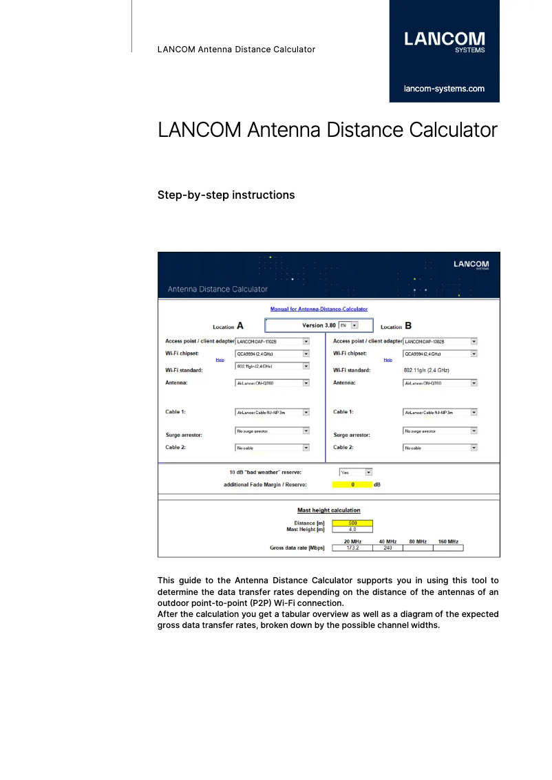 Page 1 of the manual User Manual Lancom IAP-822
